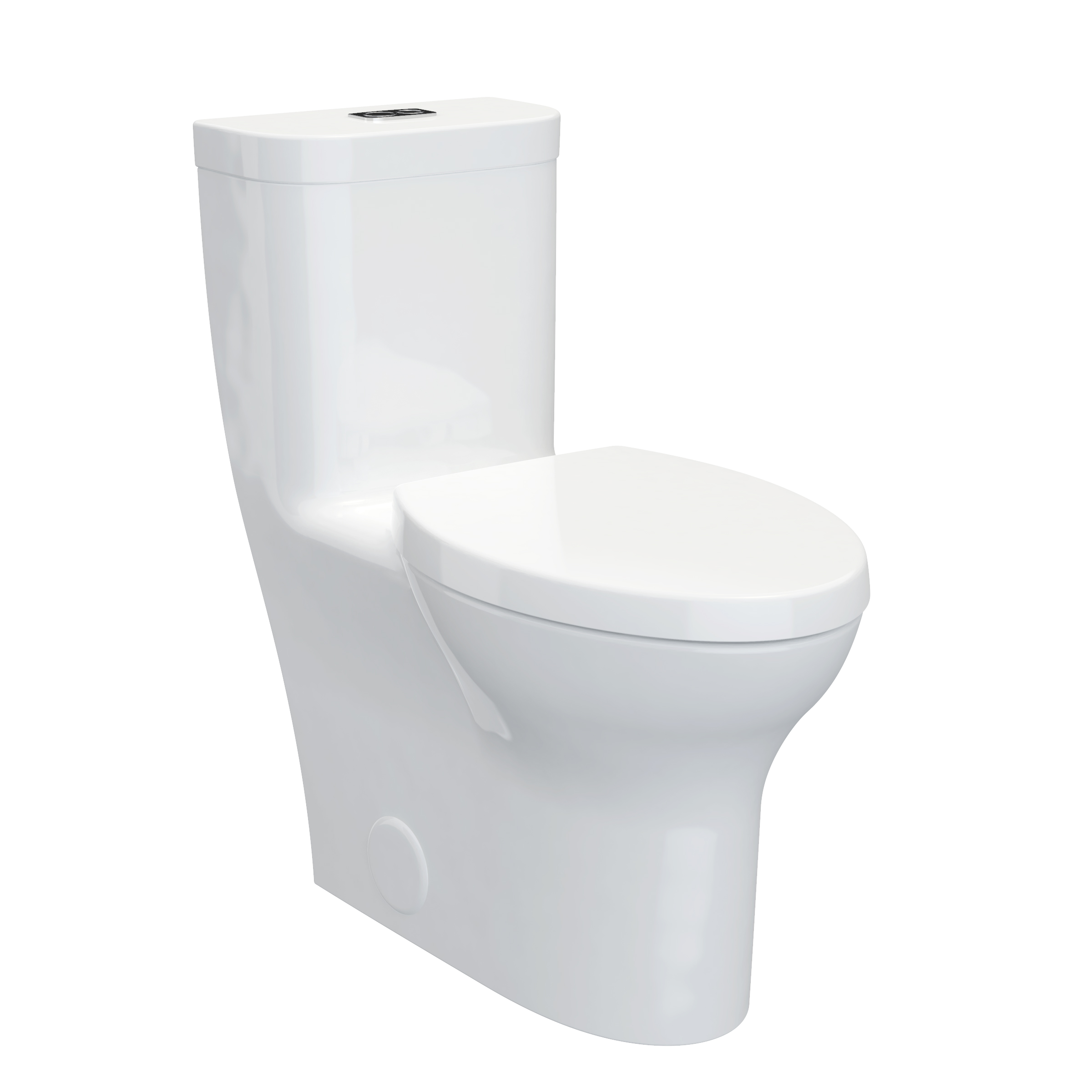 Equility® One-Piece Dual Flush Chair-Height Elongated Toilet with Seat
